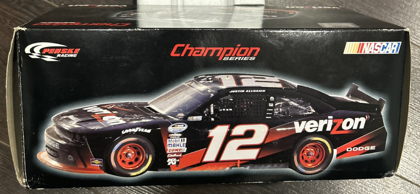 NASCAR Justin Allgaier #12 diecast car.
