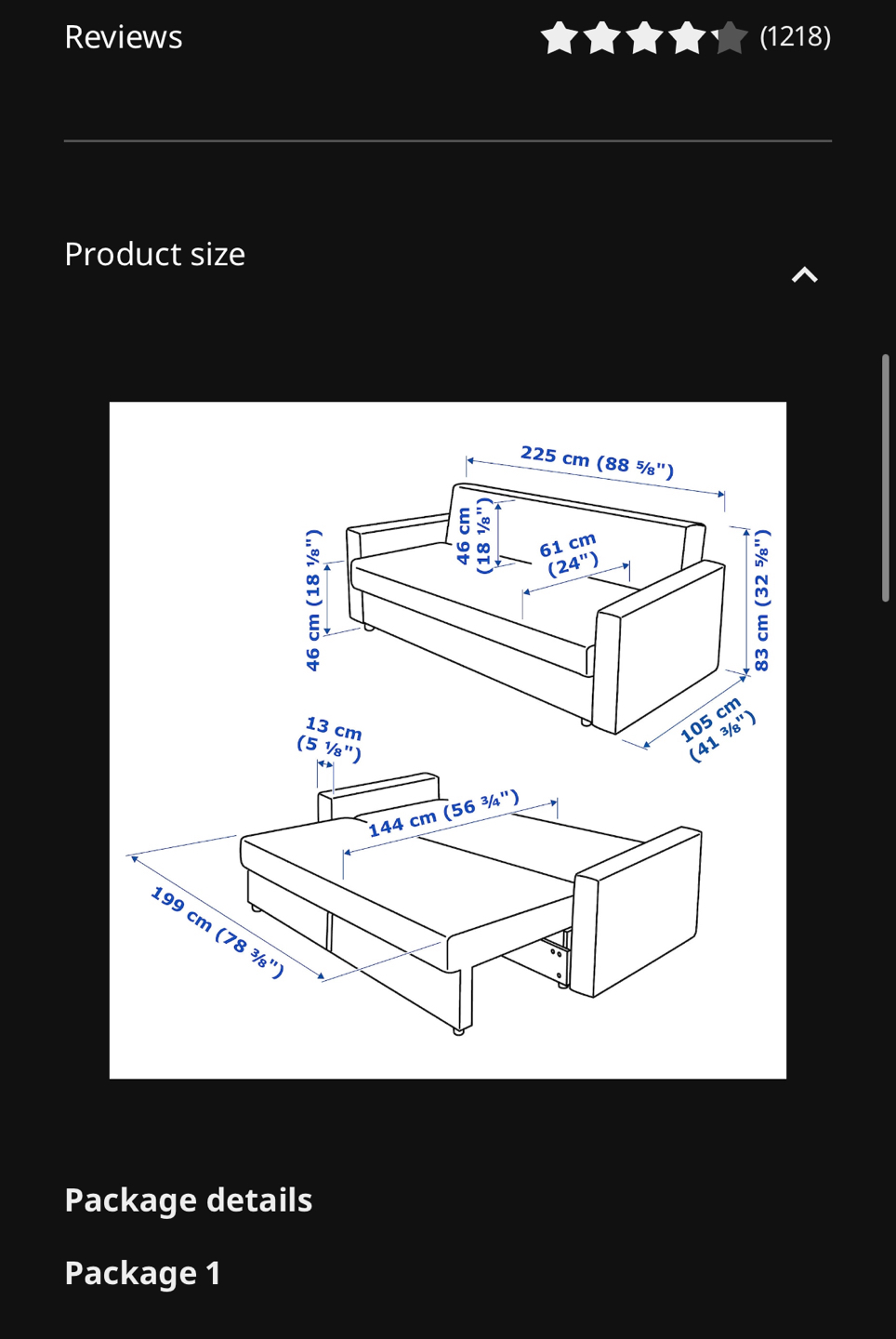 FRIHETEN sofa-bed with storage - photo 2