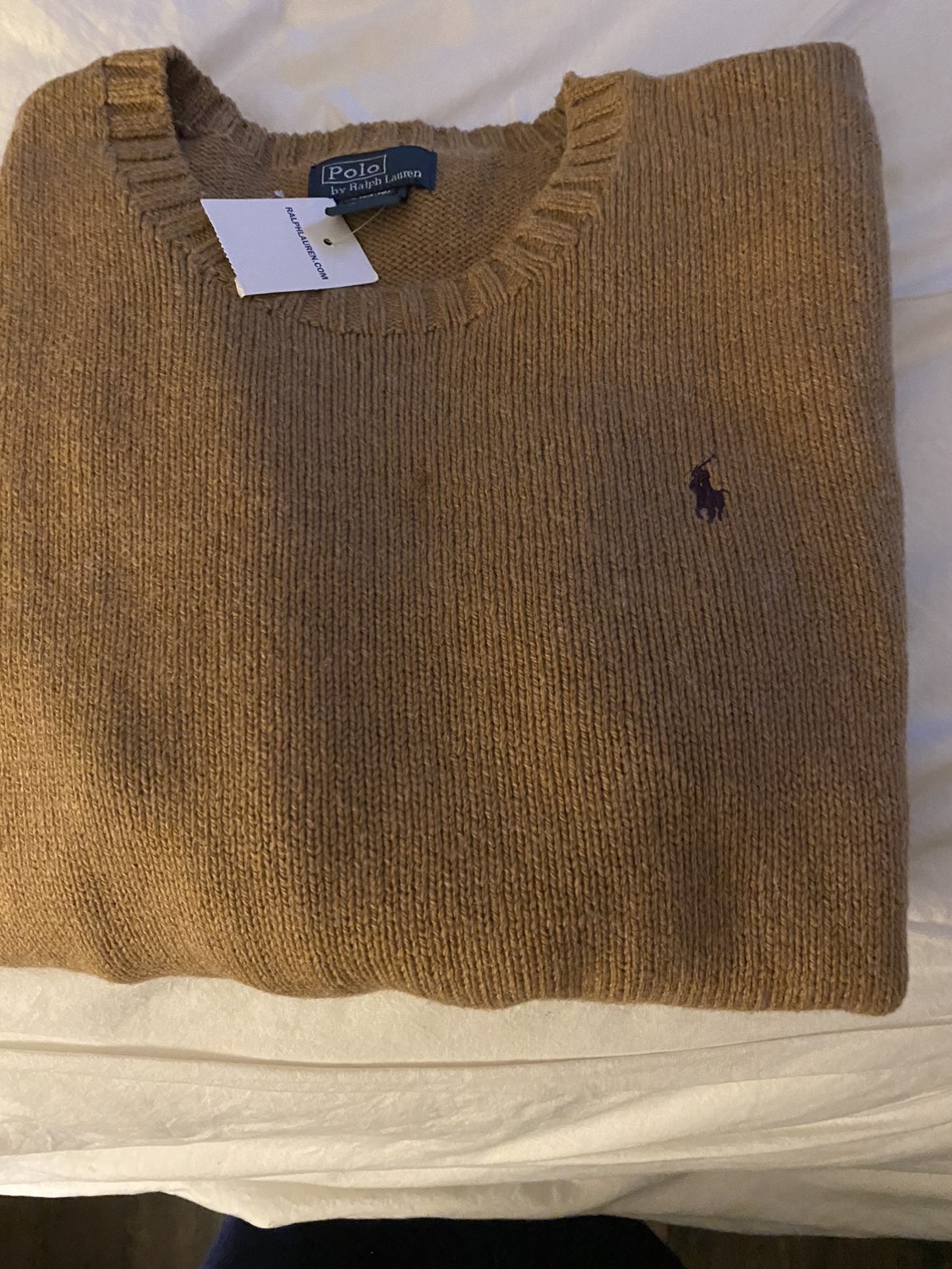 New Polo Ralph Lauren boys sweater with elbow patches