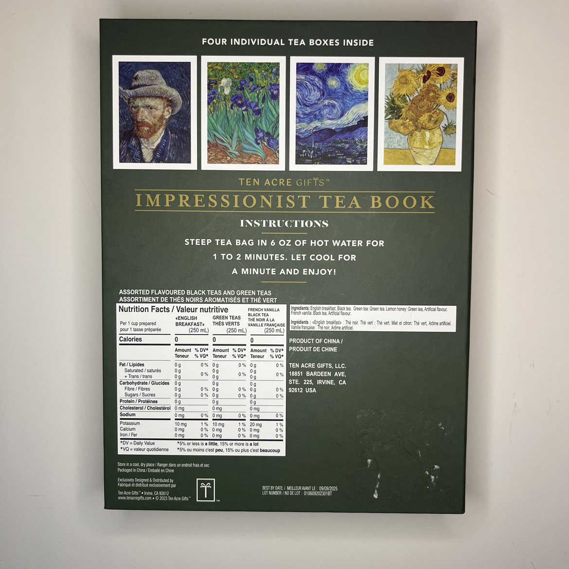 Van Gogh Starry Night Gift Set - Tote, Coin Purse, Mug, Tea image indicator(10)