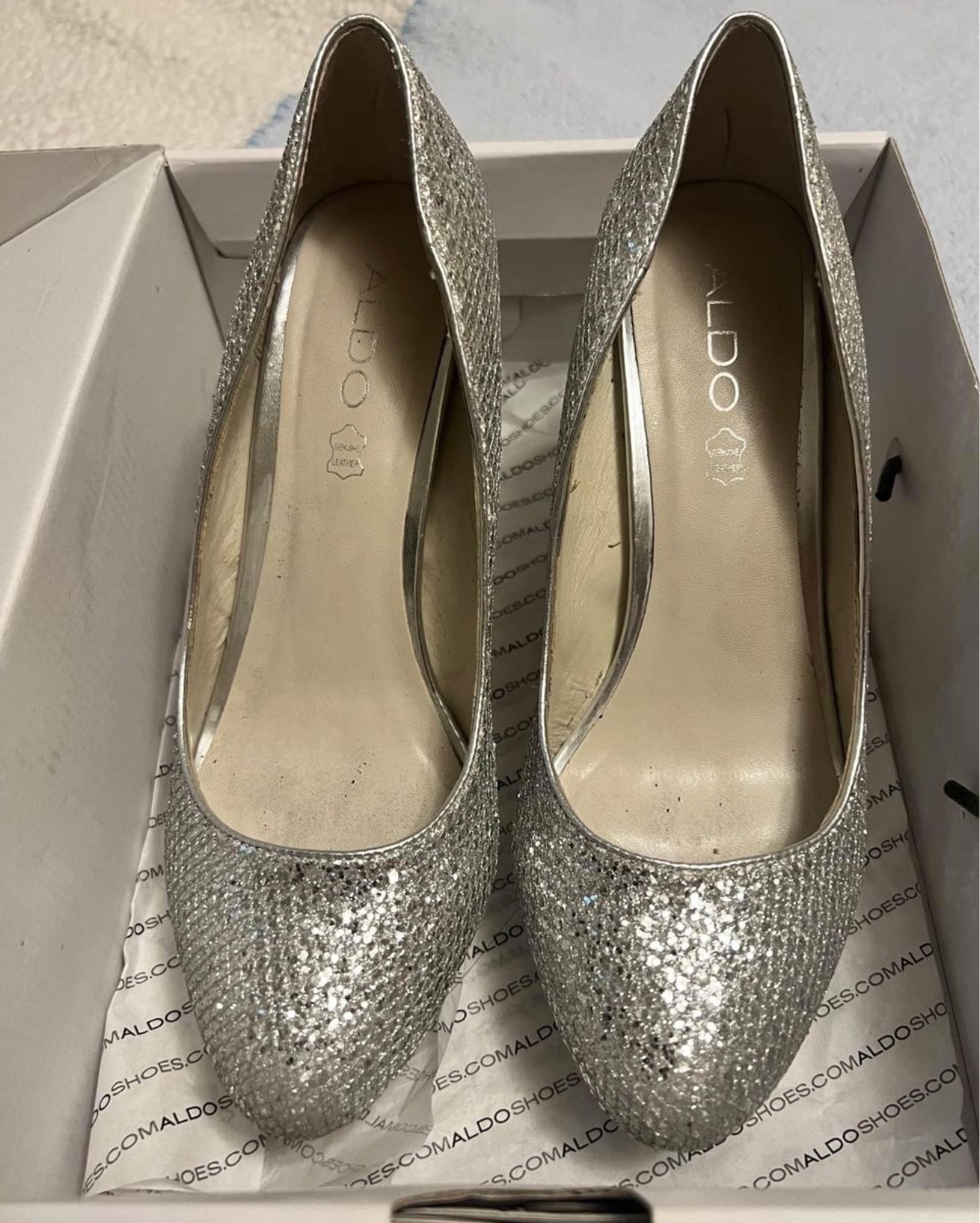 Aldo silver high heels - photo 2