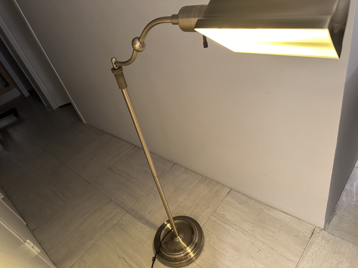 Floor Lamp - Brass 43” high x 16-22 long - photo 3