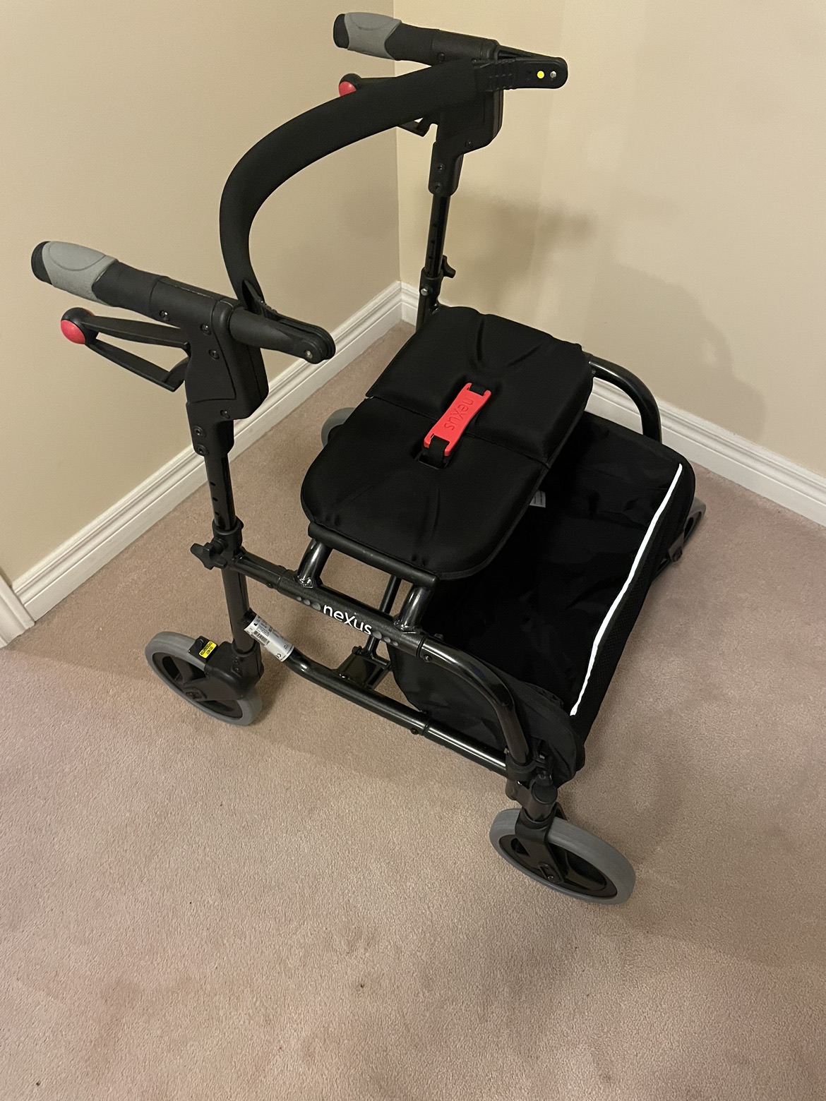 Nexus Rollator Foldable Walker with Basket - photo 3