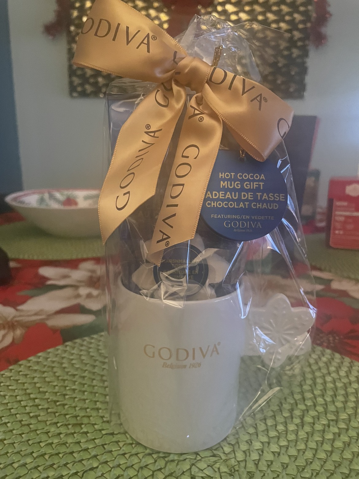 Hot cocoa mug gift #freecycle