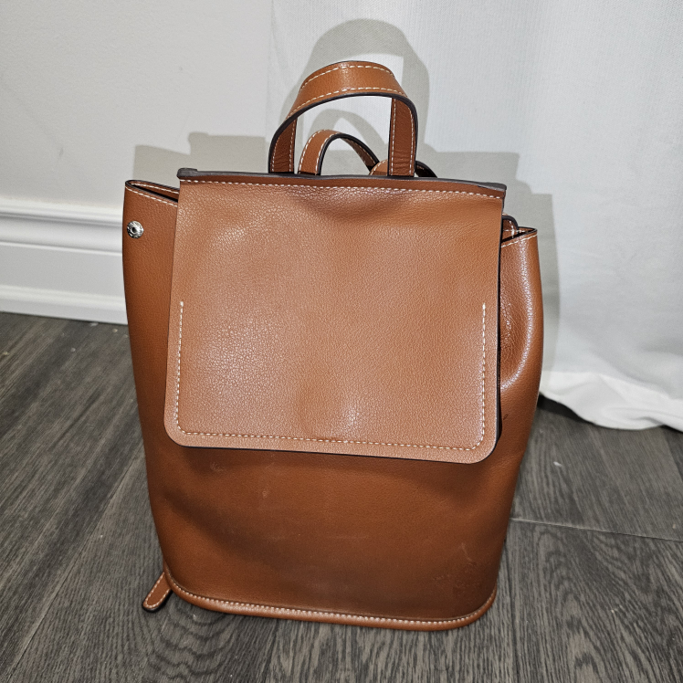 Brown Faux Leather Bag thumbnail