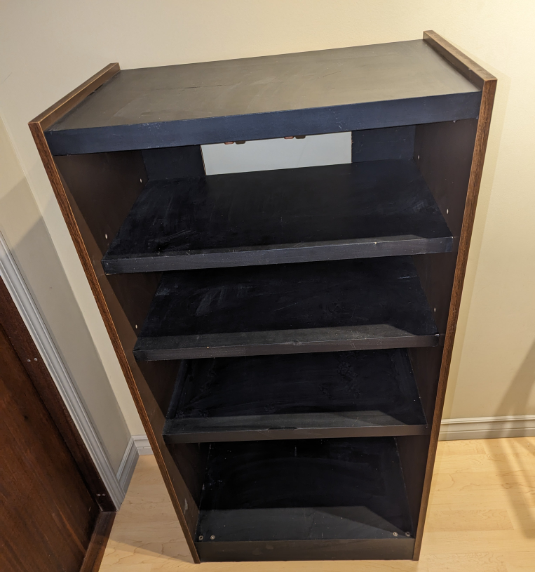 Vintage Retrotech Stereo cabinet 45 1/4" high