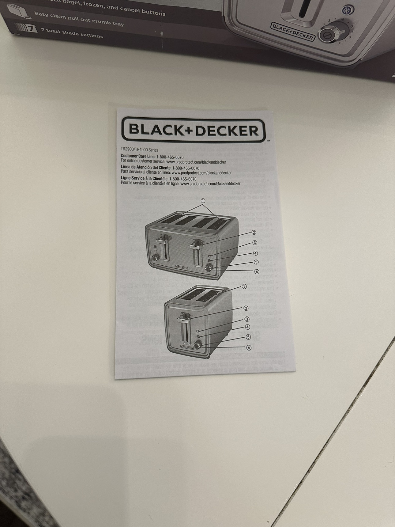 Black + Decker 2 Slice Toaster image indicator(8)