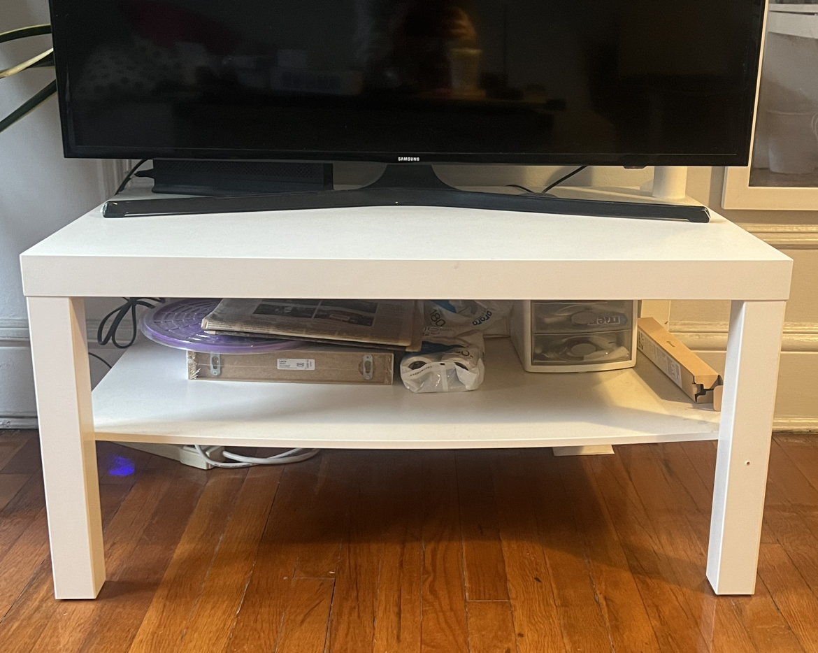 #freecycle Ikea white coffee table - photo 2