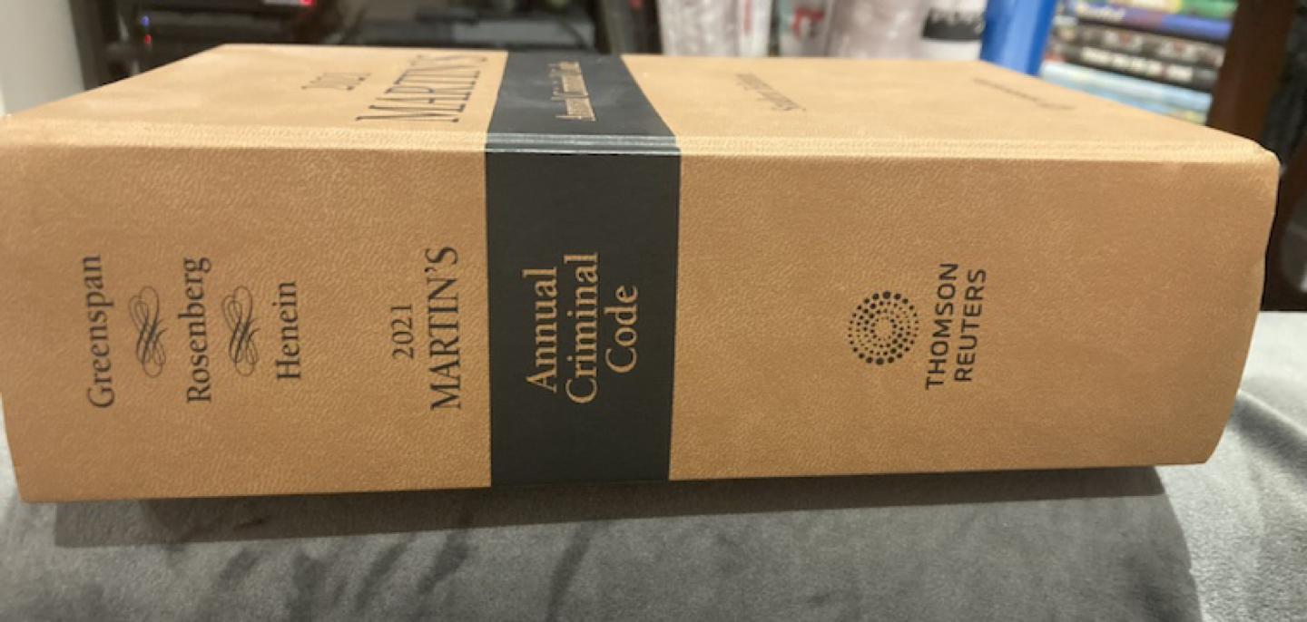 2021 Martin’s Annual Criminal Code - photo 2