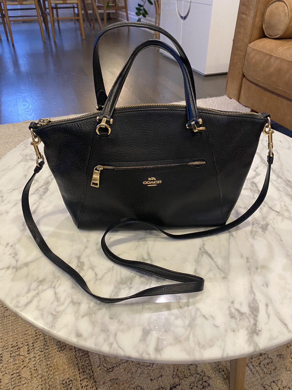 Coach purse, black
