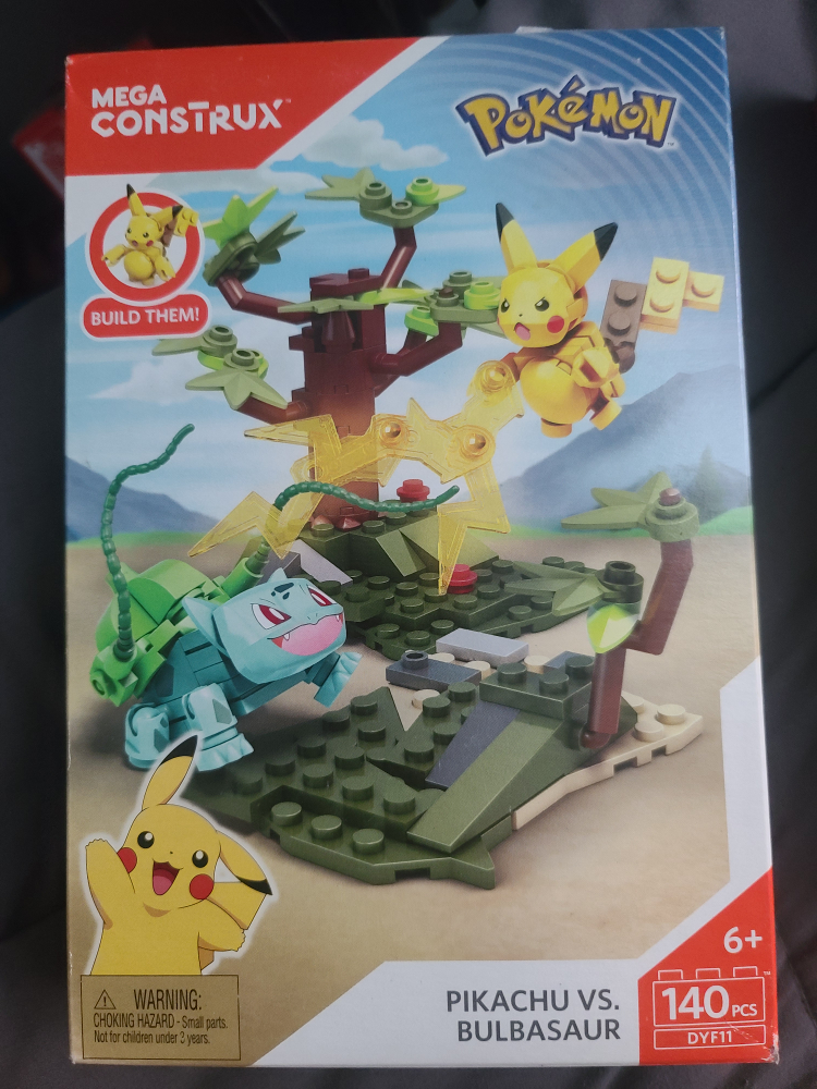 Mega Construx Pokémon Pikachu vs Bulbasaur thumbnail
