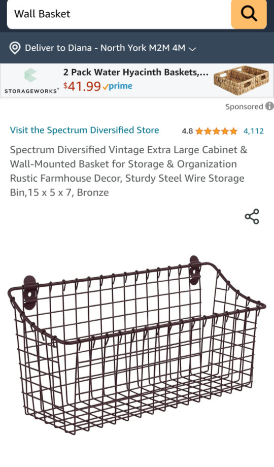 kitchen towel 4-pack set and 2 wall metal basket