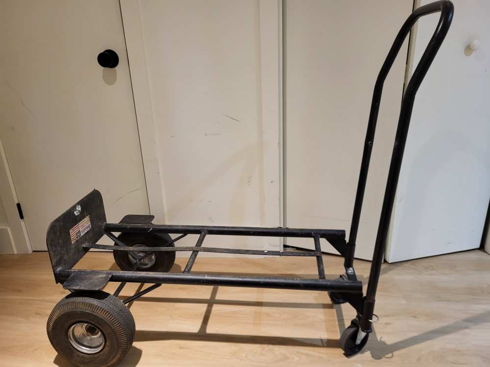 Milwaukee Dolly 800lb capacity converts to a platform cart too. - photo 2