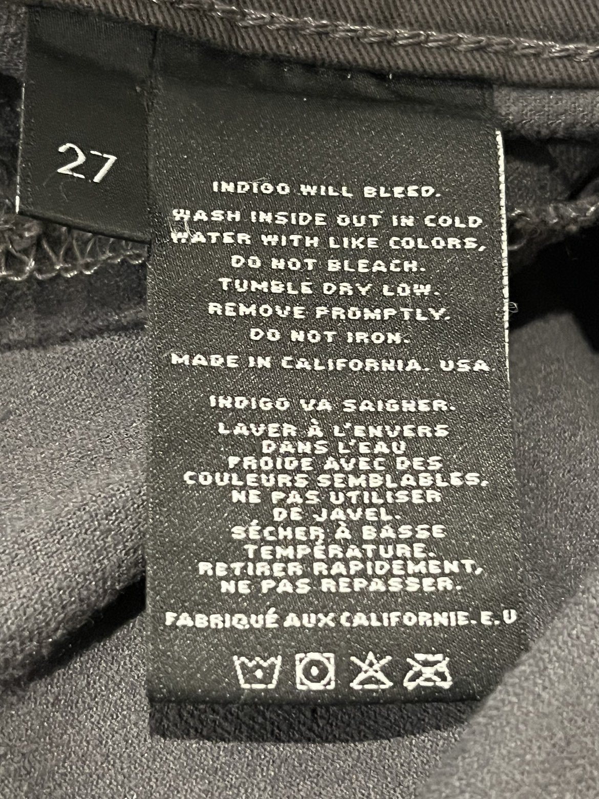 J Brand size 27 skinny mercury velvet Jean image indicator(10)