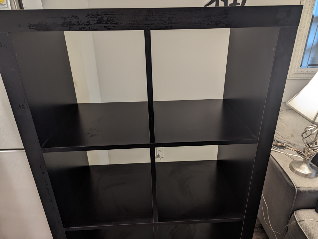 Ikea Kallax black/brown cube storage(2x4)(please read ad) - photo 3