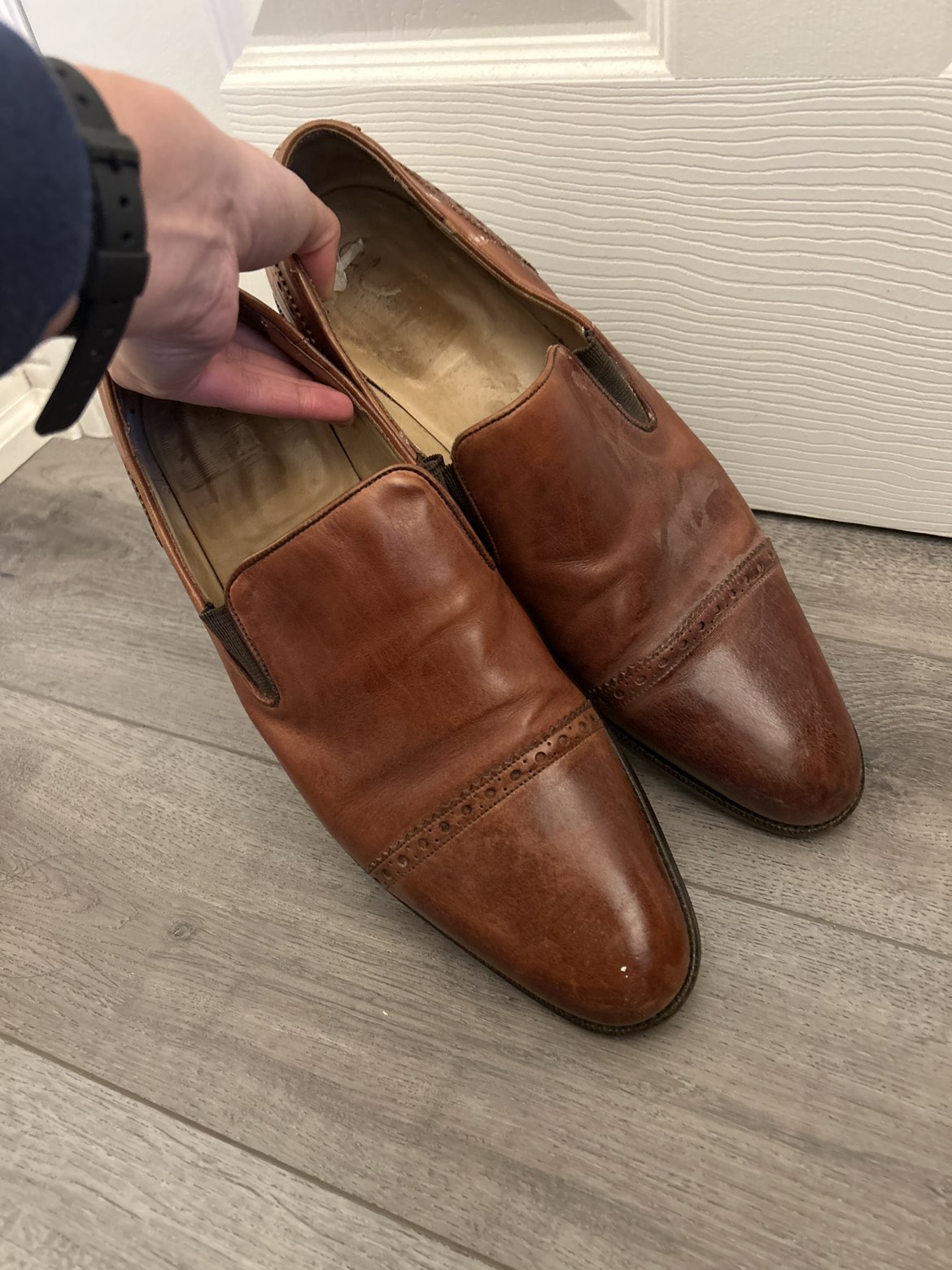 Vintage Italian Leather Dress Shoes thumbnail