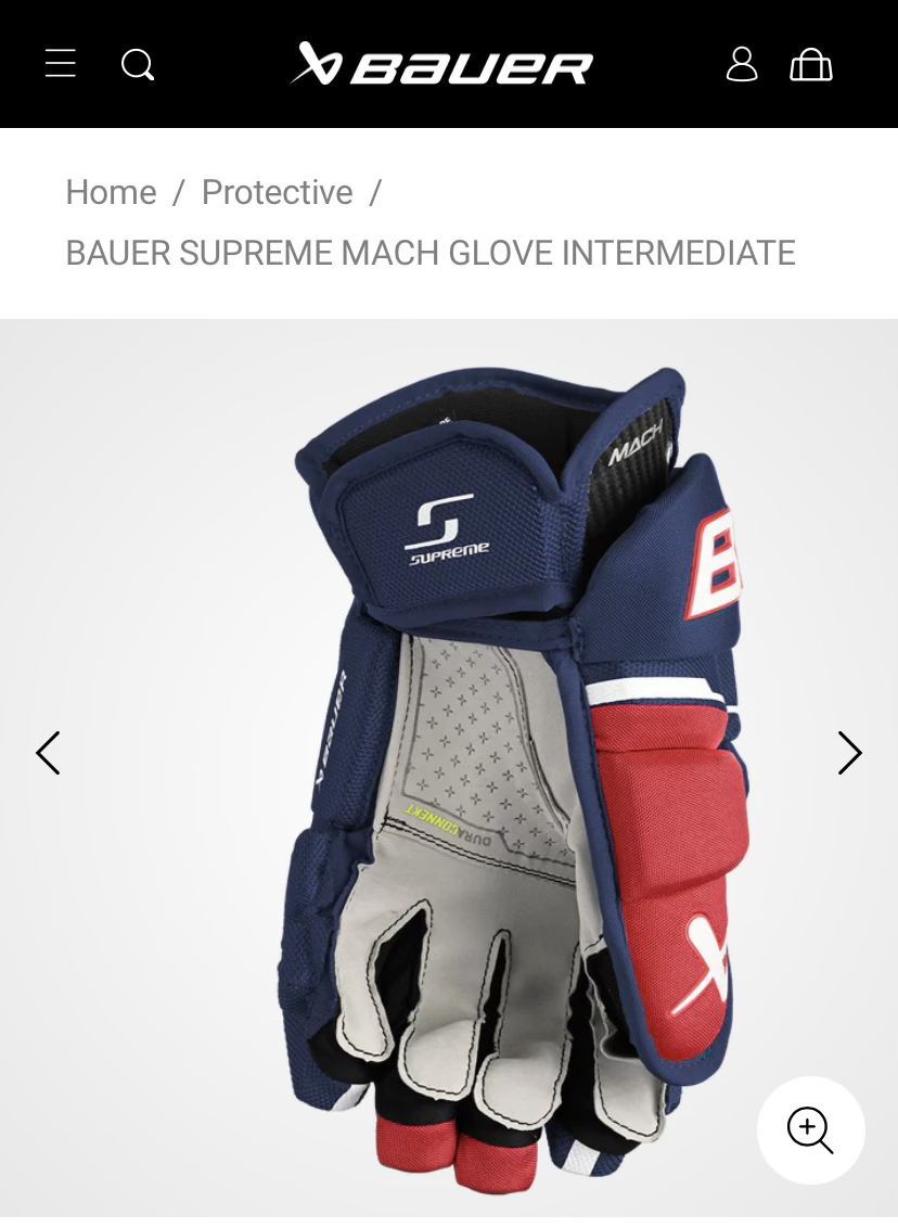 BAUER SUPREME MACH GLOVE - photo 4