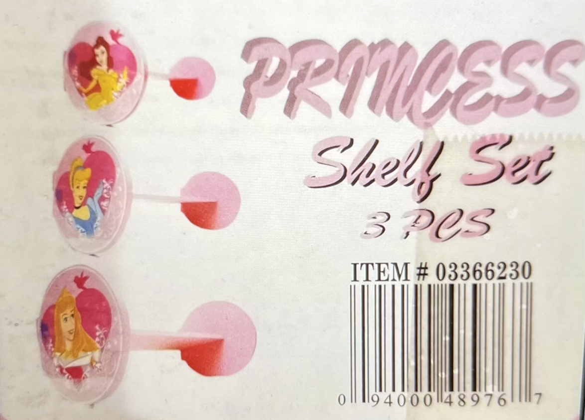 Disney Princess 3pc Shelf / Anna & Elisa frame & Anna & Kristoff image indicator(3)