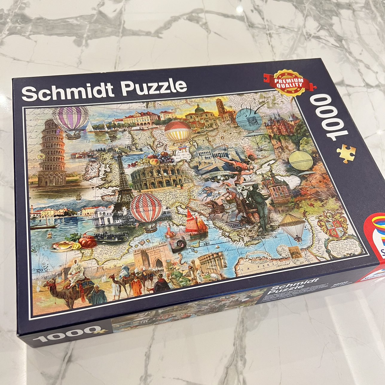 Schmidt Puzzle 1000 pcs #freecycle