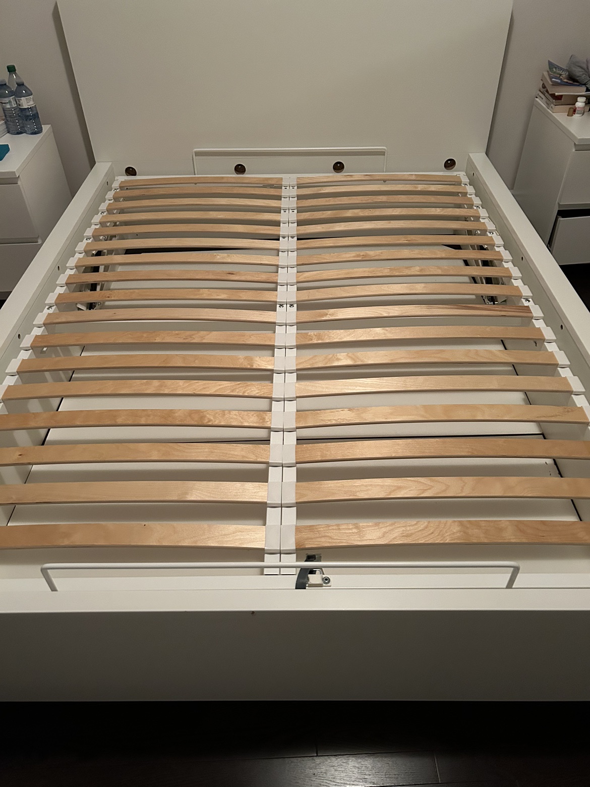 Malm Queen Bed with pull up storage image indicator(4)