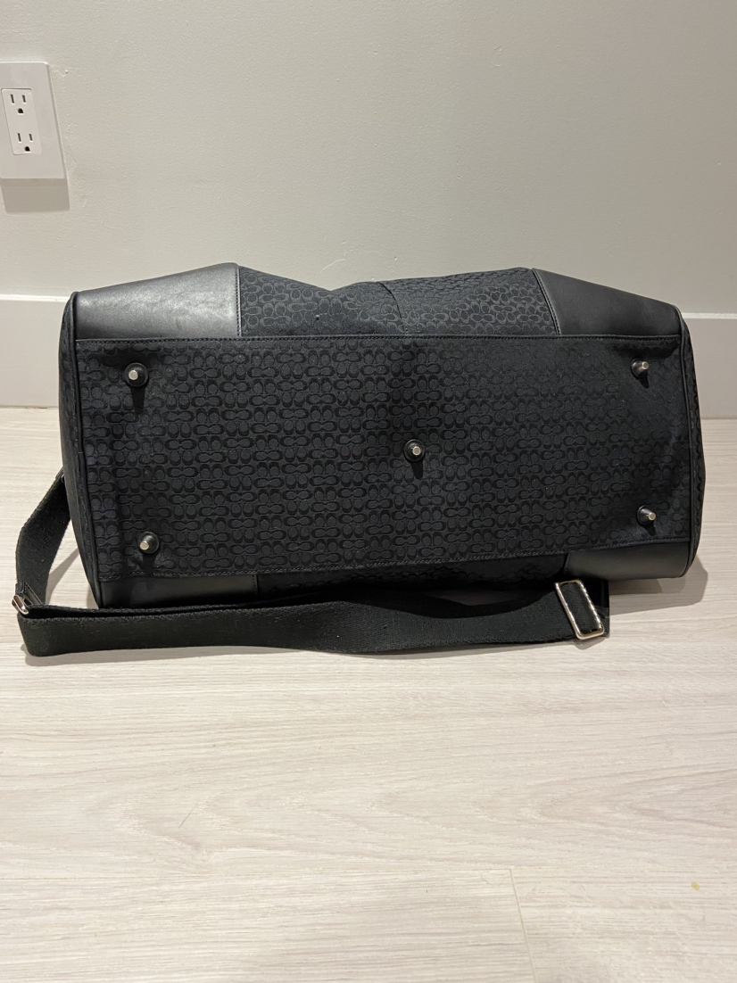 Coach Weekender Duffle Bag in signature jacquard fabric image indicator(4)