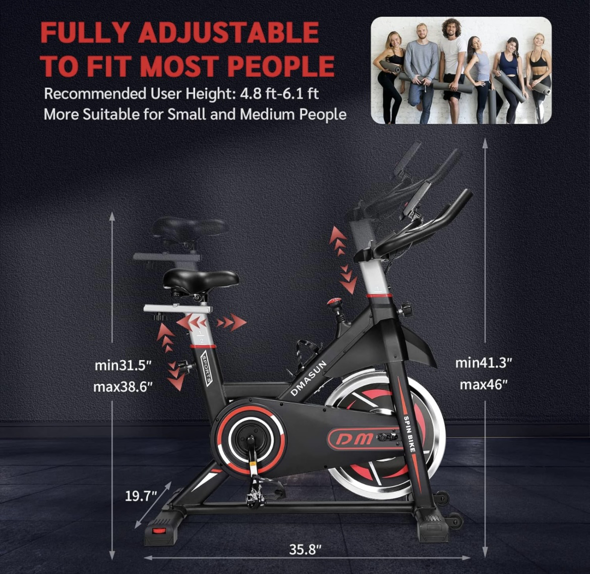 Brand New!! DMASUN Exercise Bike - photo 5