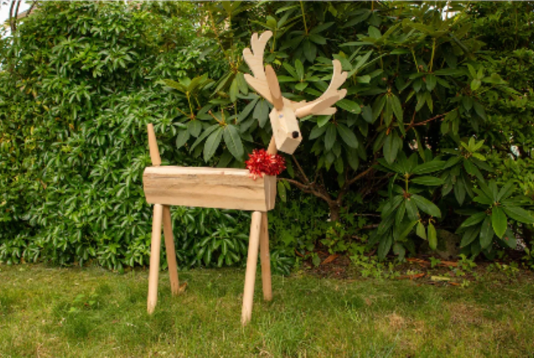 🦌Large 45-inch Rustic Deer Christmas Decoration🎄 - photo 2