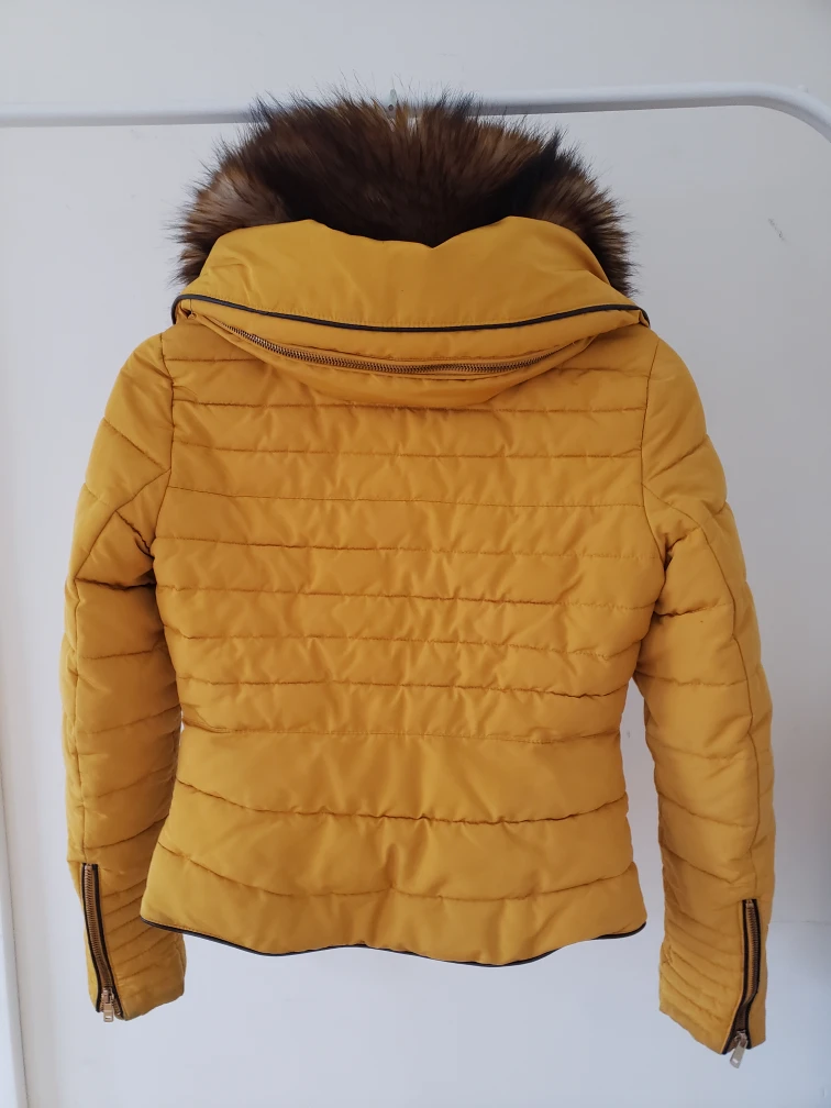 Fashionable winter padding with Fur and Hoodie - photo 2