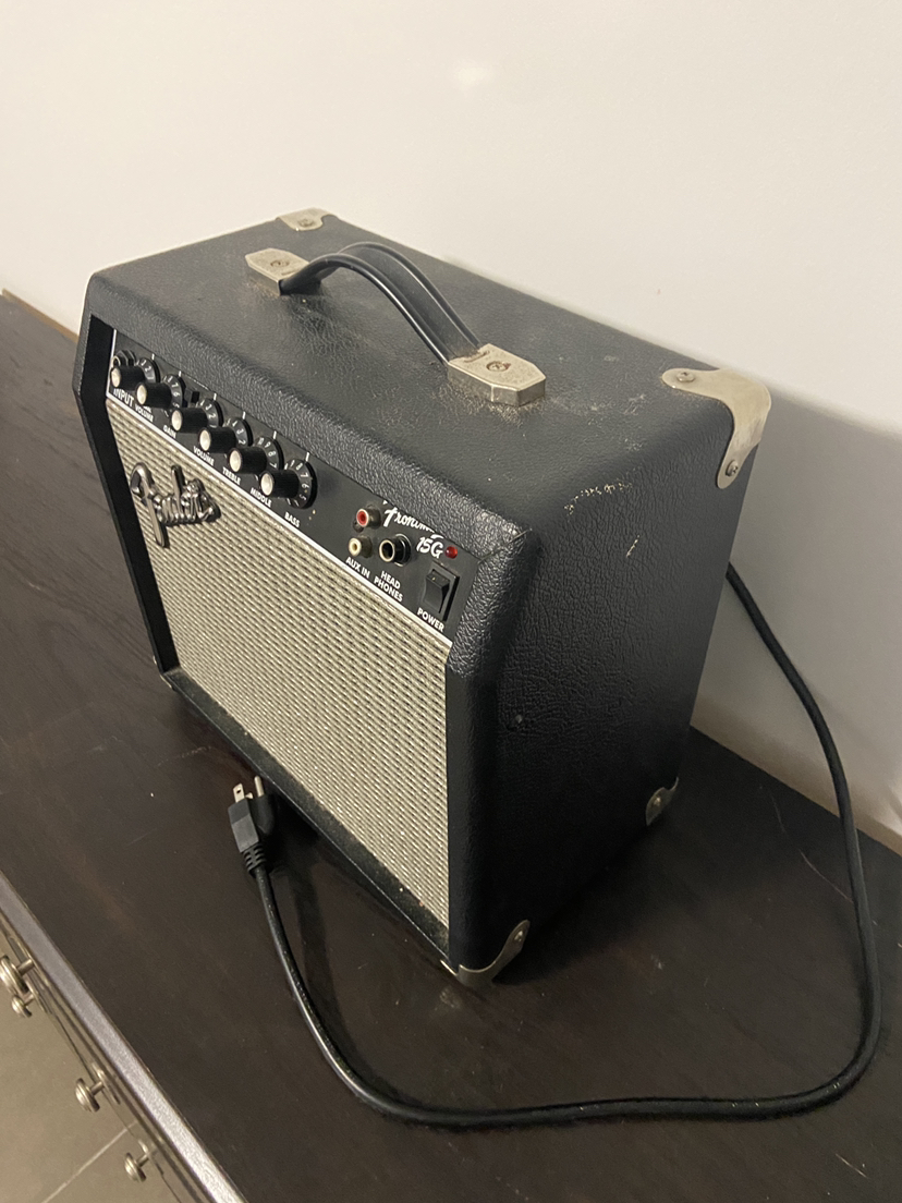 fender frontman 15g electric guitar guitar amp - photo 2