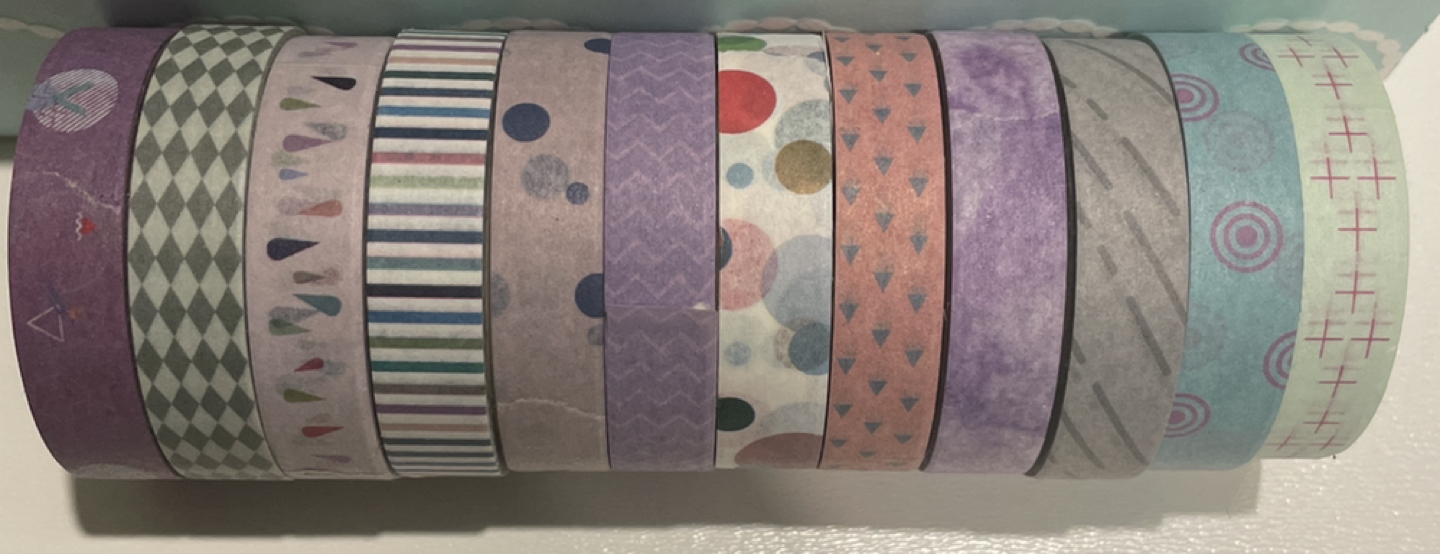 washi tapes - set of 12