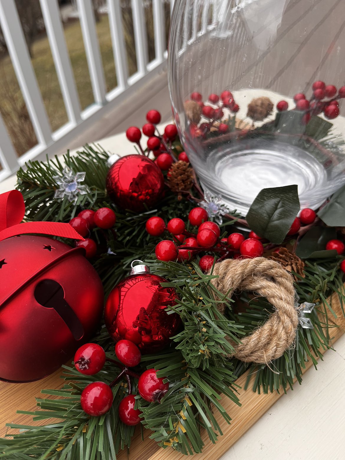 Christmas Table decorations hand made with love - Red - photo 3