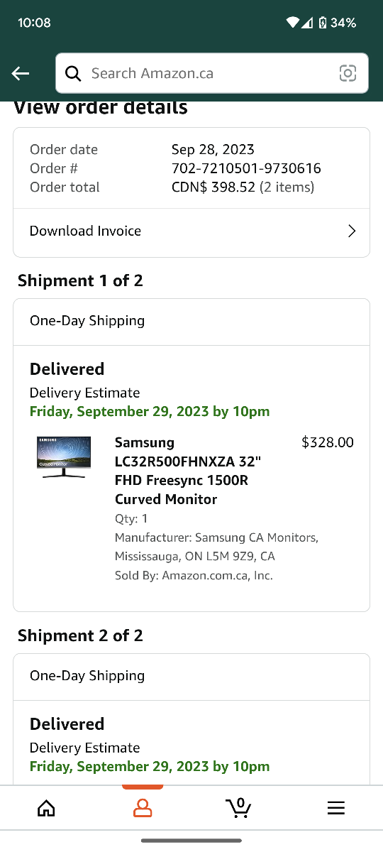 Samsung 32"  FHD freesync 1500R Curved Monitor - photo 4