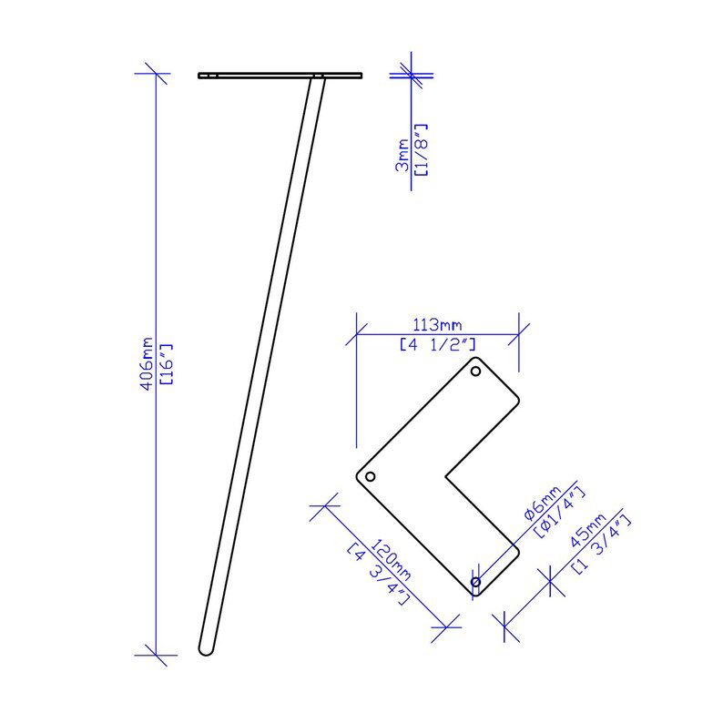 Hairpin table legs - photo 5