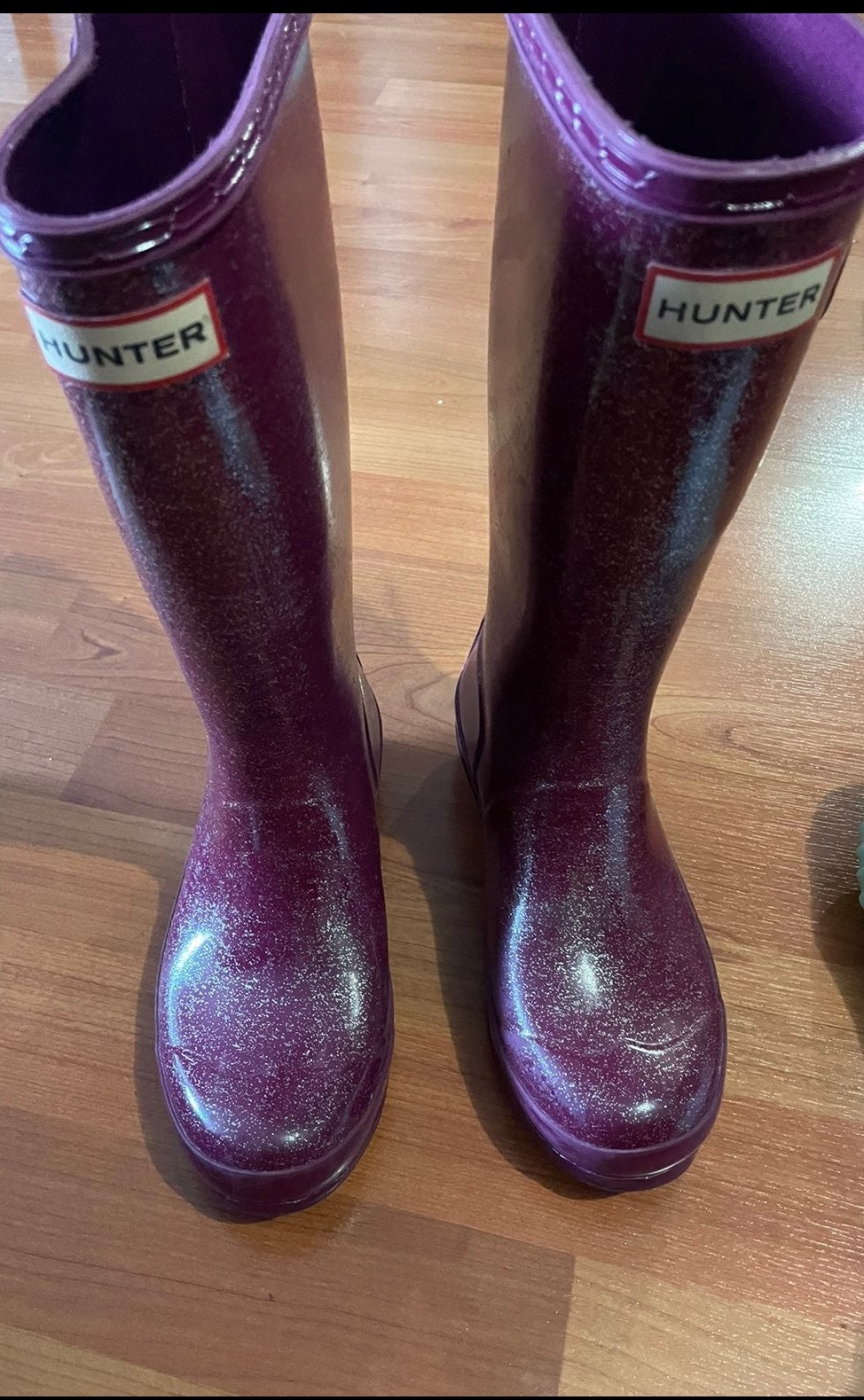 Hunter boots size 2