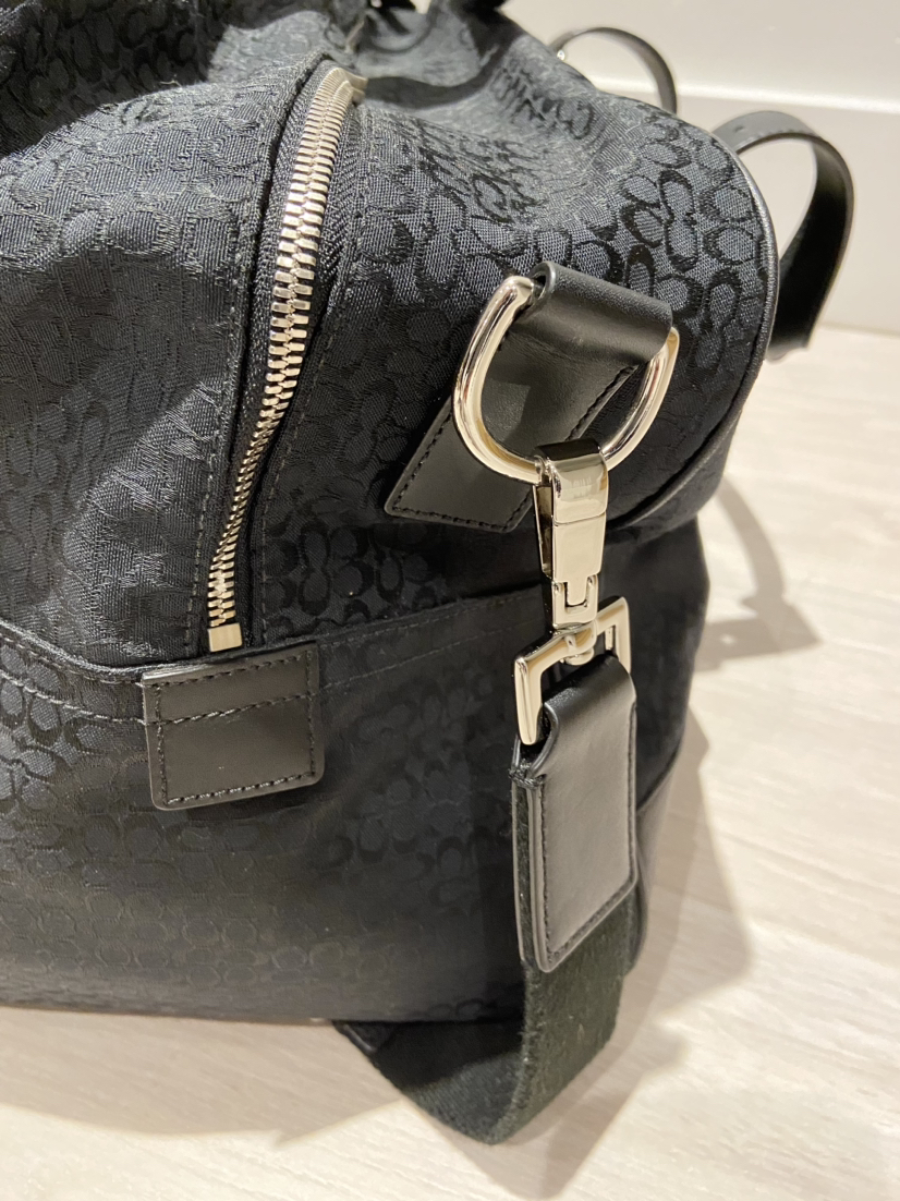 Coach Weekender Duffle Bag in signature jacquard fabric image indicator(3)