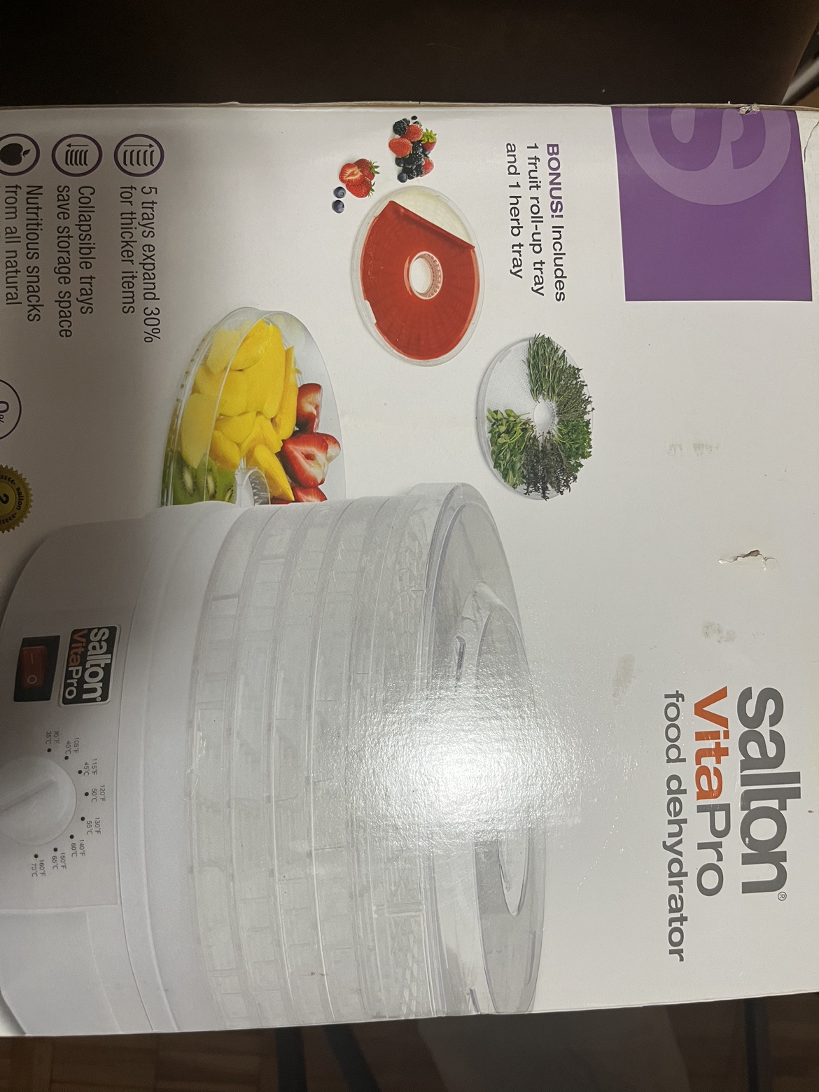 Food Dehydrator Salton VitaPro - photo 3
