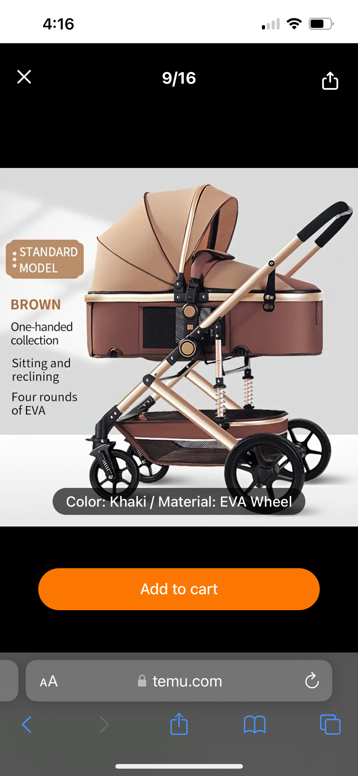 Baby stroller brand new image indicator(3)
