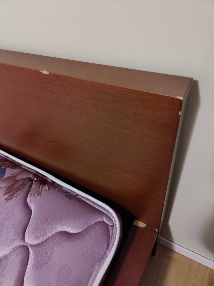 Double size bed frame w/mattress+boxspring - photo 4