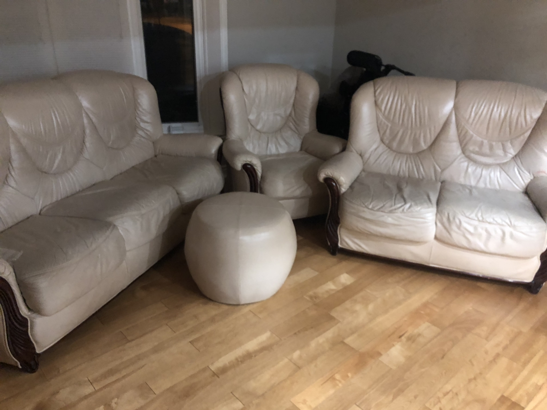 Off white sofa