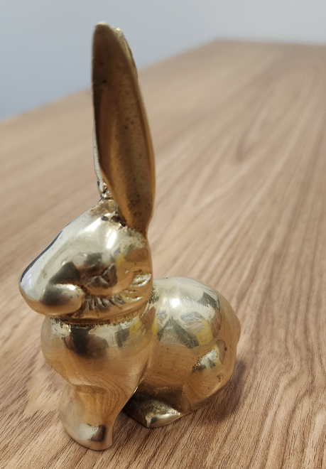 Golden Bunny Figurine - photo 4
