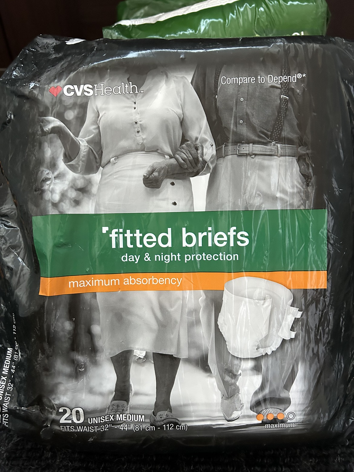 Depends incontinence briefs/diapers image indicator(4)