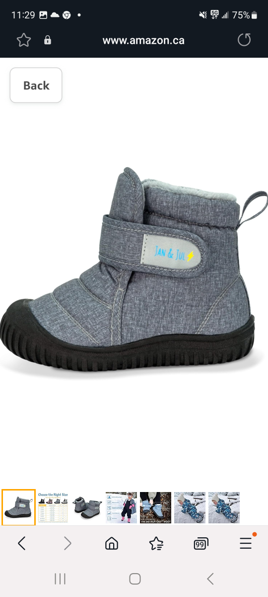 Jan & Jul Water Resistant Winter Boots Size 9 image indicator(3)