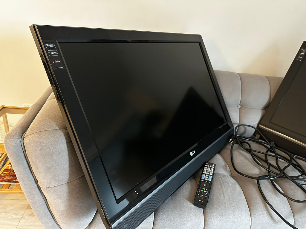 LG 37" LCD TVs – $60 Each – Remote & Cables Included - photo 2