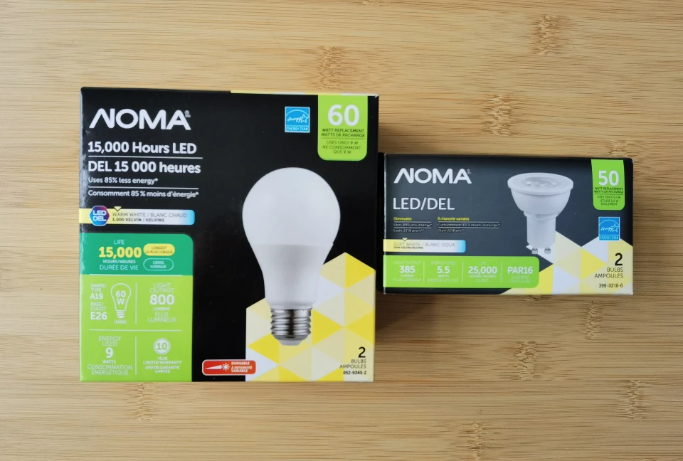 Brand New NOMA LED Bulbs, 2 boxes of 2 thumbnail
