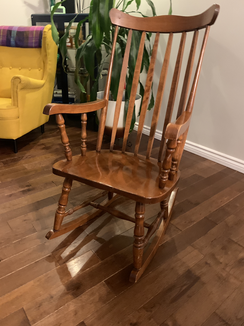 Rocking chair - wood - amazing condition - photo 5