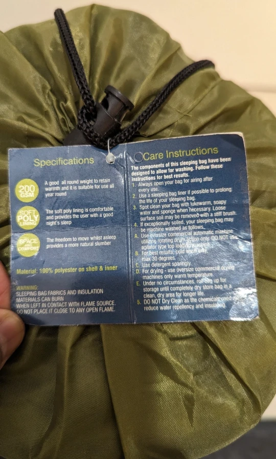 New Outdoor adventure sleeping bag - photo 3