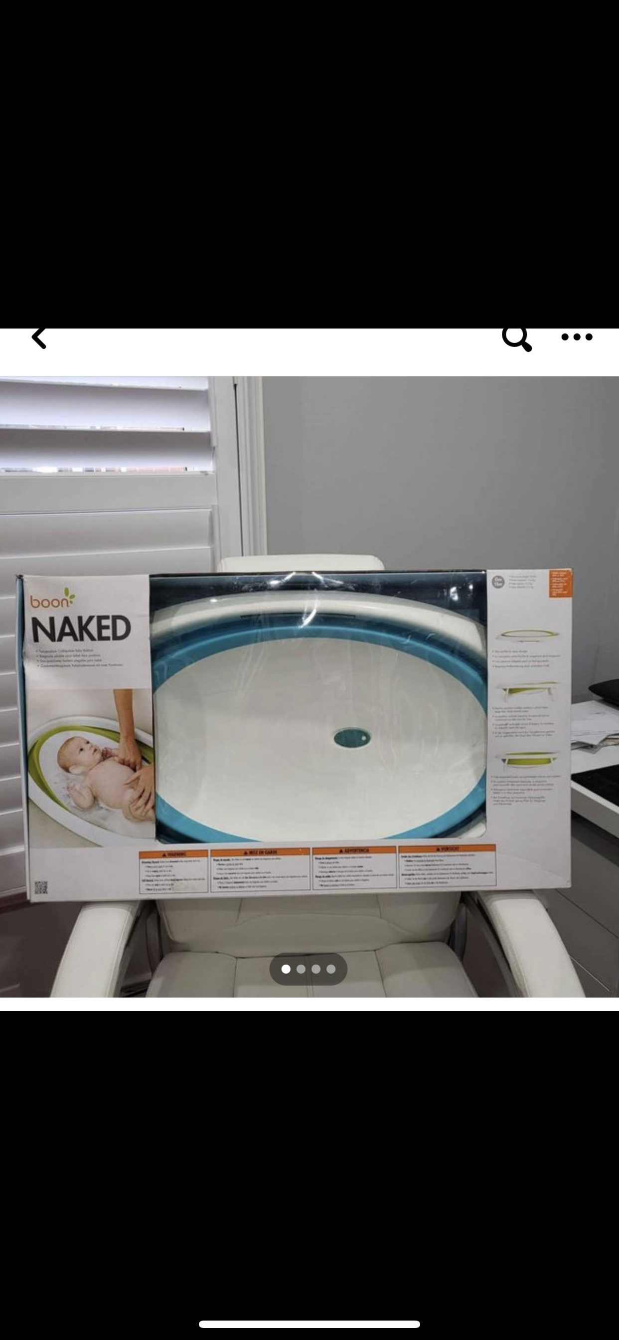 Collapsed baby bath tub thumbnail