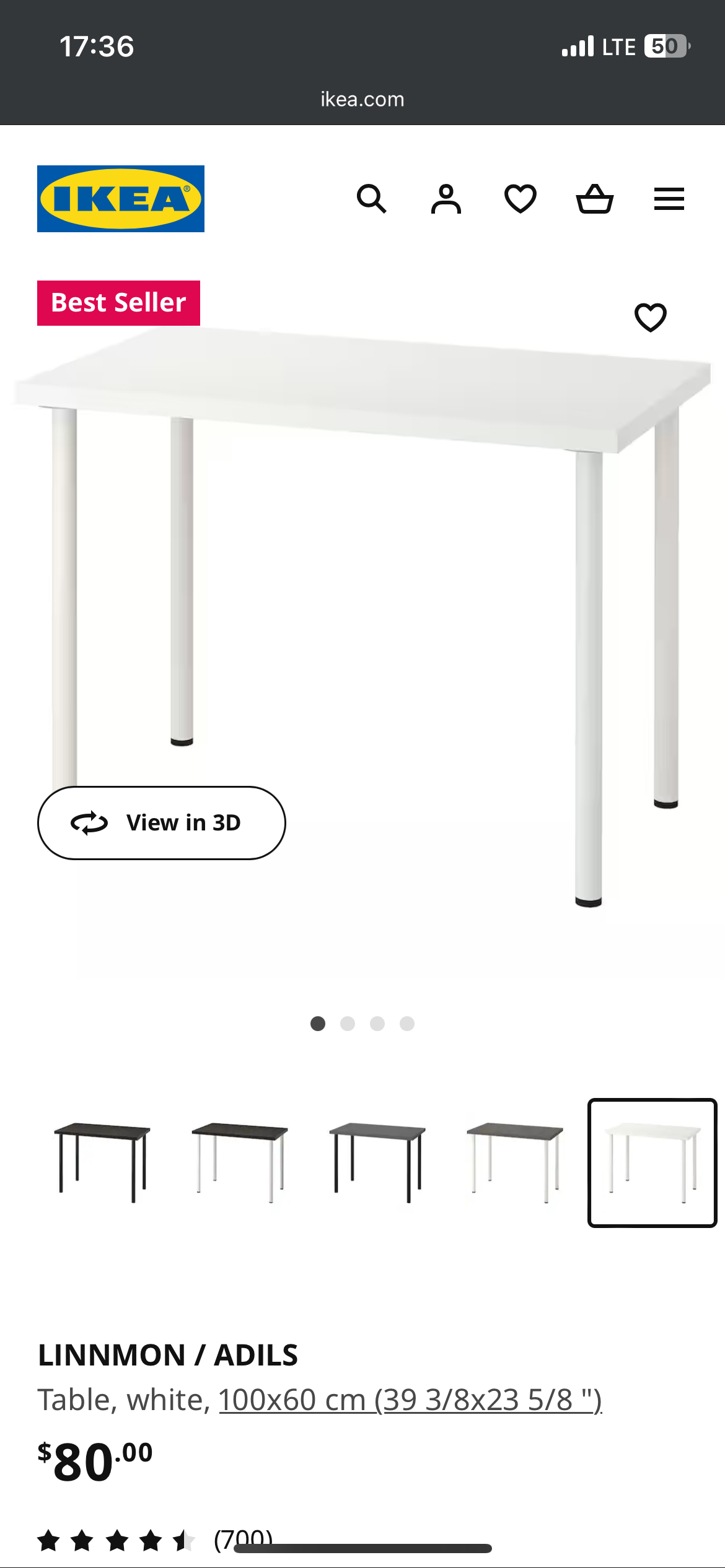 Ikea desk - photo 3