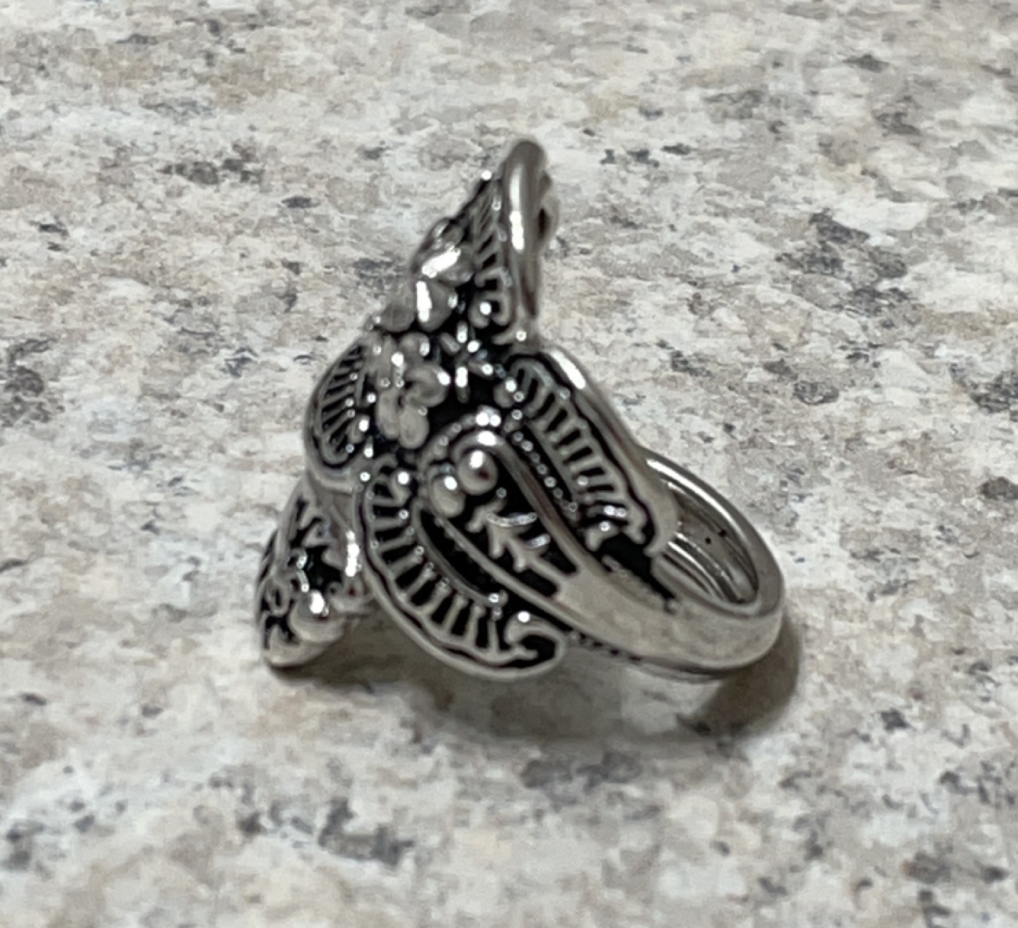 Flower Design Spoon Ring 🎁 - photo 2