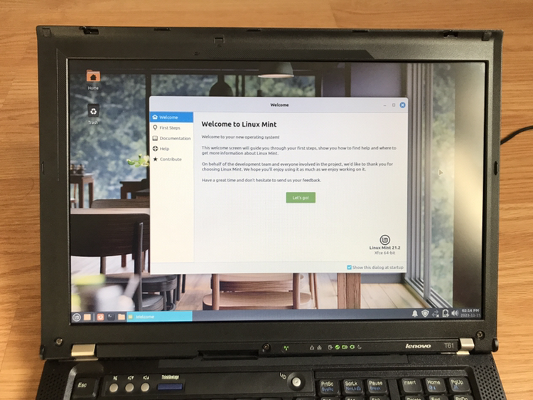 Linux Laptop - Lenovo Thinkpad T61 image indicator(2)